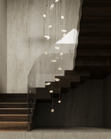 CHRYSTAL Kronleuchter - Rund Lang - ZEN ZONE Furniture