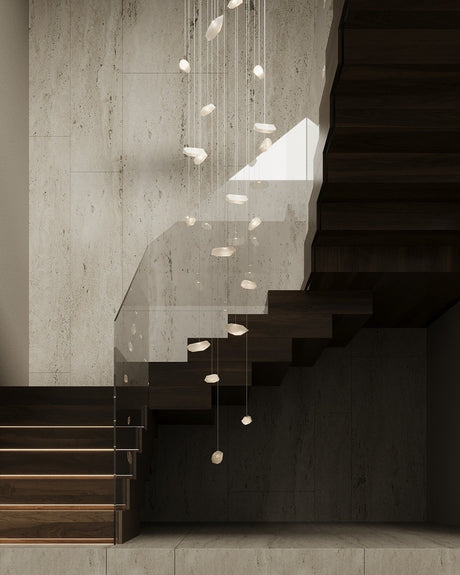 CHRYSTAL Kronleuchter - Rund Lang - ZEN ZONE Furniture