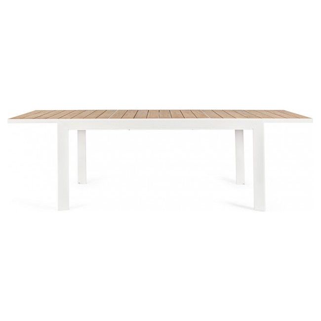 Outdoor Ausziehtisch Belmar 160-240x100 Weiß YK11 - ZEN ZONE