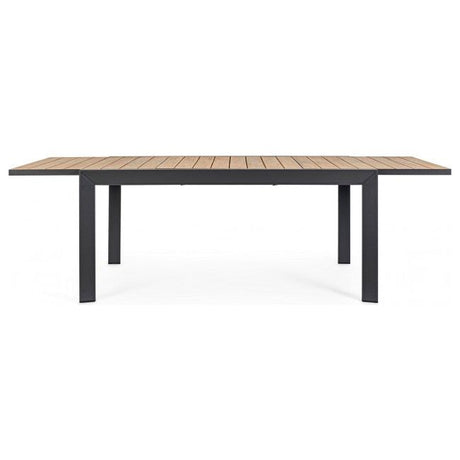 Outdoor Ausziehtisch Belmar 160-240x100 Natur/Anthrazit YK11 - ZEN ZONE
