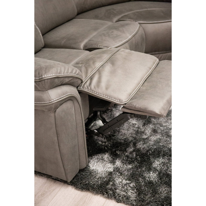 Saranda Ecksofa (klappbar) - Grau - ZEN ZONE Furniture