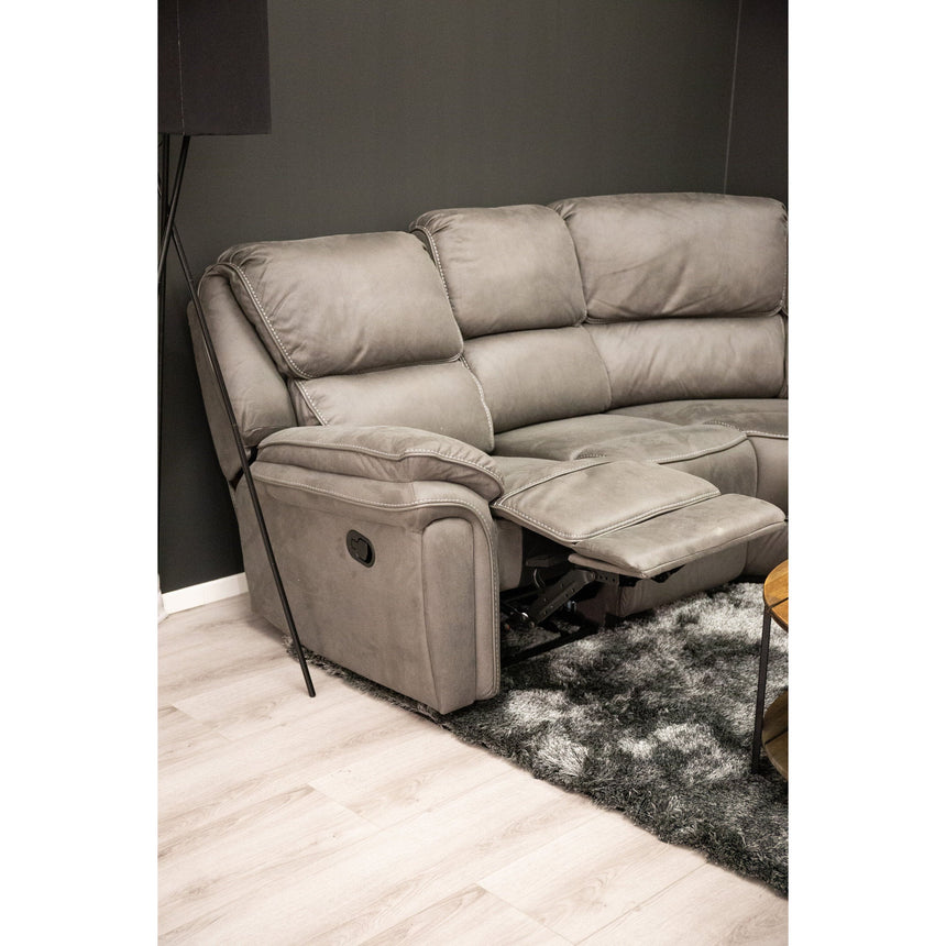 Saranda Ecksofa (klappbar) - Grau - ZEN ZONE Furniture