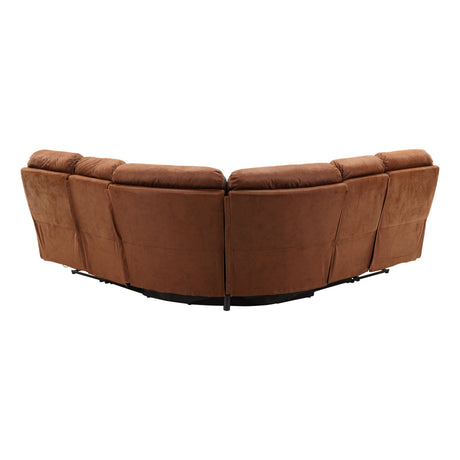 Saranda Ecksofa (klappbar) - Mokka - ZEN ZONE Furniture