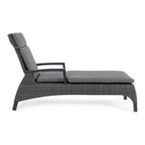 Gartenliege Britton mit Kissen Anthrazit JX55 - ZEN ZONE