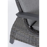 Gartenliege Britton mit Kissen Anthrazit JX55 - ZEN ZONE