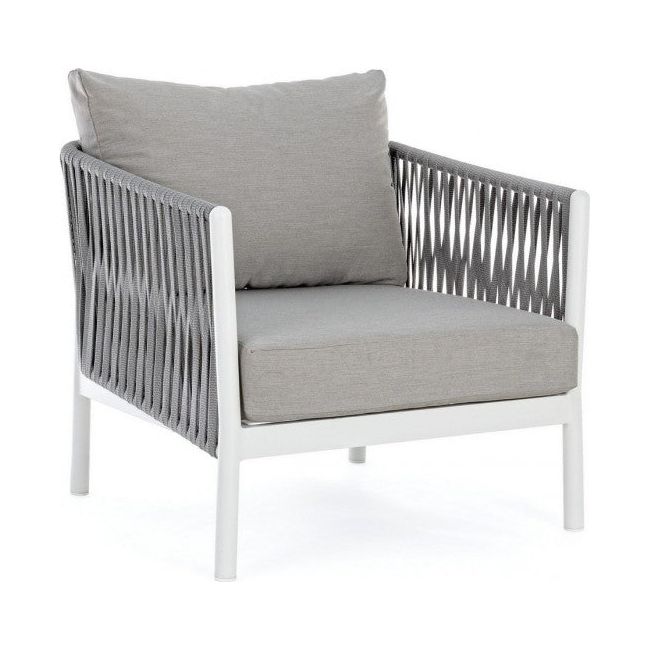 Outdoor Sessel mit Kissen Florencia Weiß WG20 - ZEN ZONE