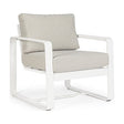 Outdoor Sessel Merrigan mit Kissen Weiß YK11 - ZEN ZONE