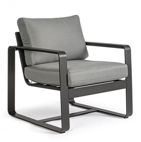 Outdoor Sessel Merrigan mit Kissen Anthrazit YK11 - ZEN ZONE