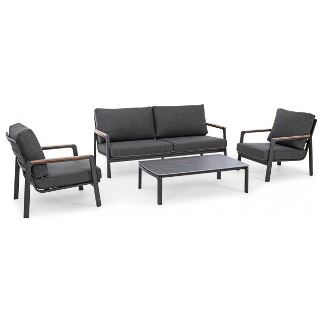 Outdoor Sessel Jalisco mit Kissen Anthrazit WG21 - ZEN ZONE