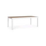 Gartentisch Elias ausziehbar 200-300x95 Weiß SJ60 - ZEN ZONE