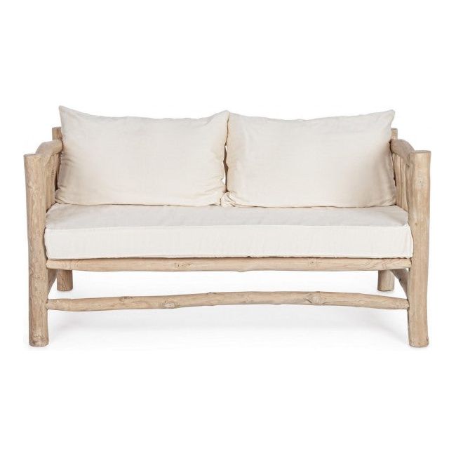 Sofa 2-Sitzer mit Kissen Sahel Natur - ZEN ZONE