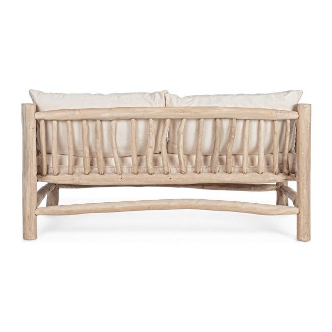 Sofa 2-Sitzer mit Kissen Sahel Natur - ZEN ZONE