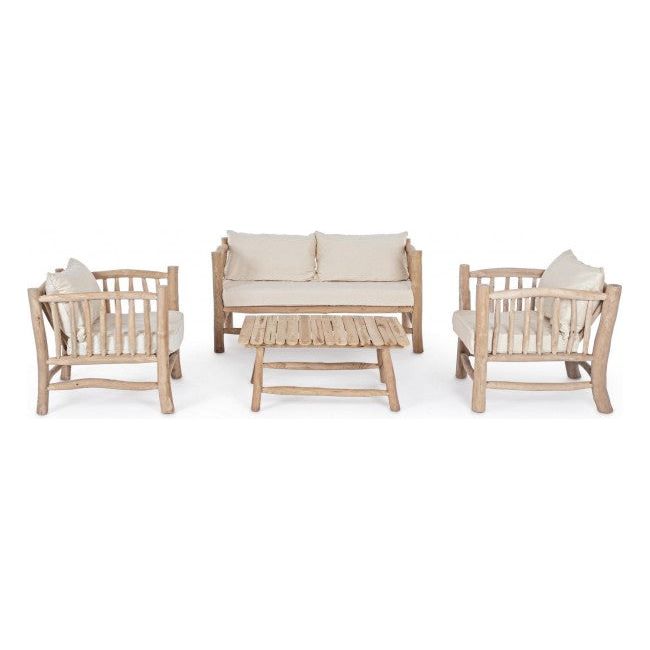 Sofa 2-Sitzer mit Kissen Sahel Natur - ZEN ZONE