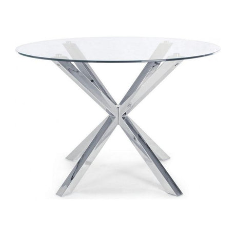Glastisch May Stahlbeine 114cm - ZEN ZONE