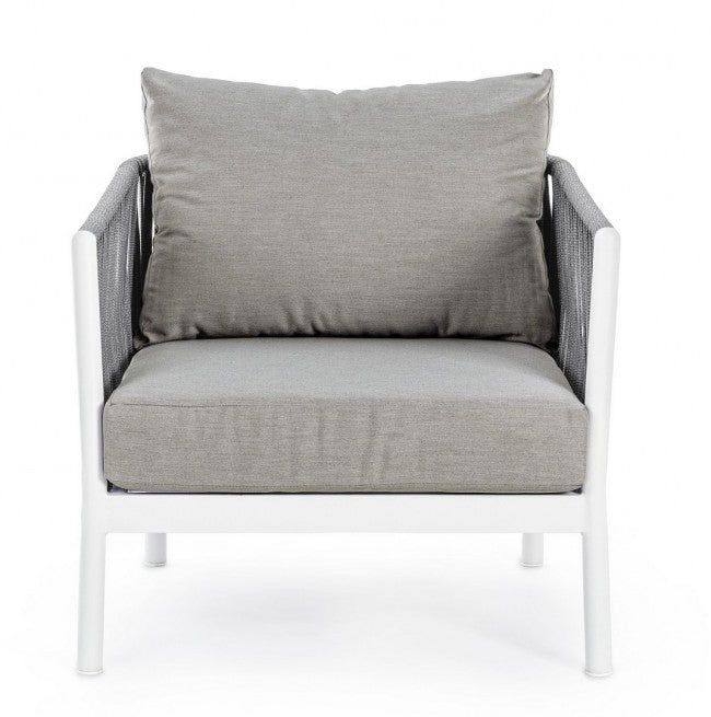 Outdoor Sessel mit Kissen Florencia Weiß WG20 - ZEN ZONE