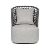Outdoor Cuyen Drehsessel mit Kissen Anthrazit - ZEN ZONE