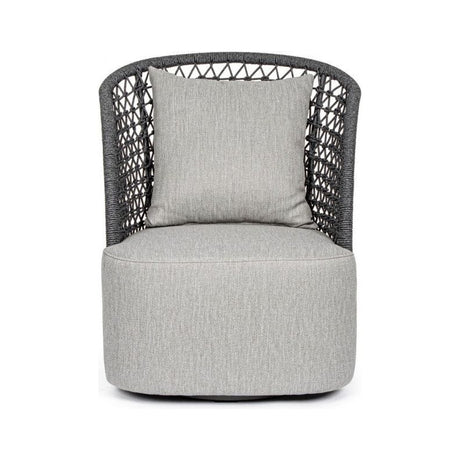Outdoor Cuyen Drehsessel mit Kissen Anthrazit - ZEN ZONE