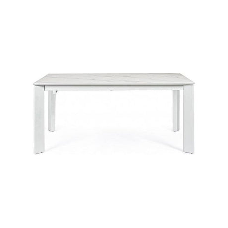 Ausziehtisch Briva Weiß-Hellgrau 160-220x90cm - ZEN ZONE