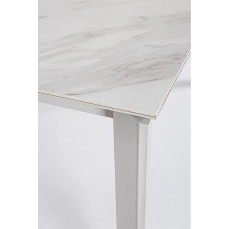 Ausziehtisch Briva Weiß-Hellgrau 160-220x90cm - ZEN ZONE