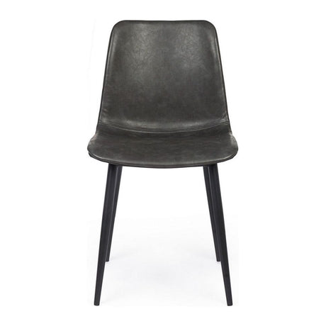 Stuhl Kyra PU Anthrazit Vintage - ZEN ZONE