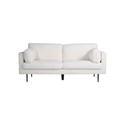 Boom 3-Sitzer Sofa - Teddy Fabric Weiß - ZEN ZONE Furniture