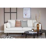 Boom 3-Sitzer Sofa - Teddy Fabric Weiß - ZEN ZONE Furniture