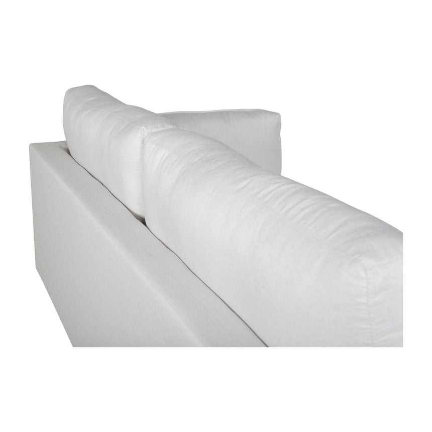 Boom 3-Sitzer Sofa - Schwarz / Hellbeige Stoff - ZEN ZONE Furniture