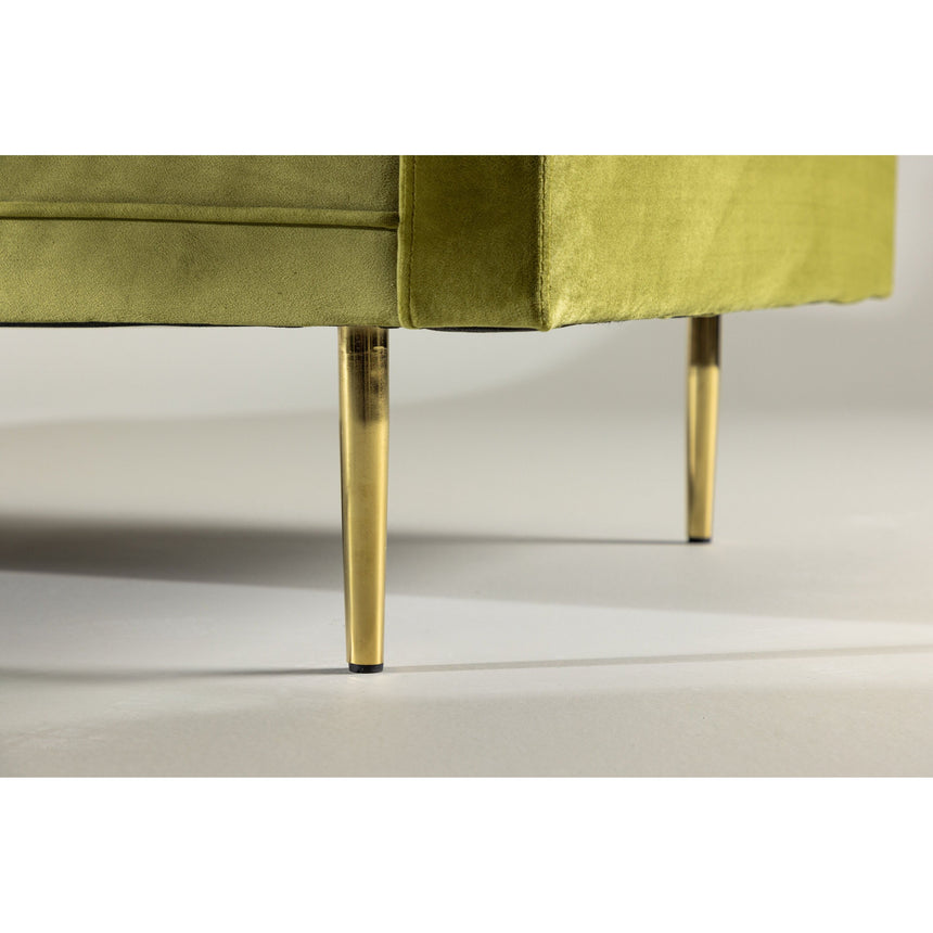 Boom 3-Sitzer Sofa Samt - Frühlingsgrün - ZEN ZONE Furniture