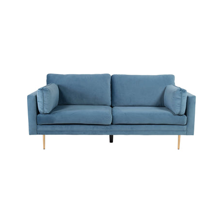 Boom 3-Sitzer Sofa Samt - Blau - ZEN ZONE Furniture