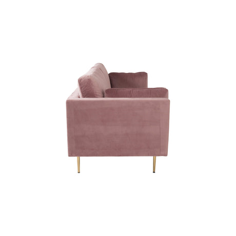 Boom 3-Sitzer Sofa Samt - Dusty Pink - ZEN ZONE Furniture