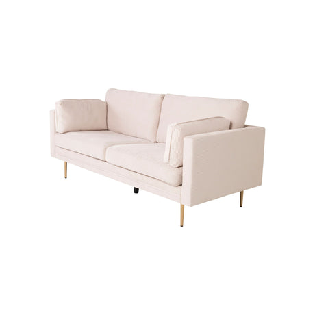 Boom 3-Sitzer Sofa Cord - Beige - ZEN ZONE Furniture