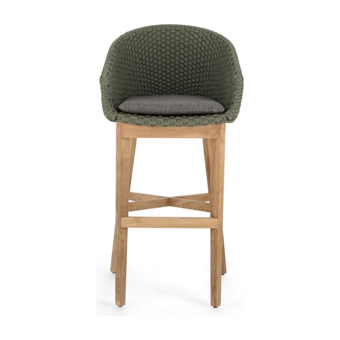 Outdoor Barhocker mit Kissen Coachella Grün - ZEN ZONE