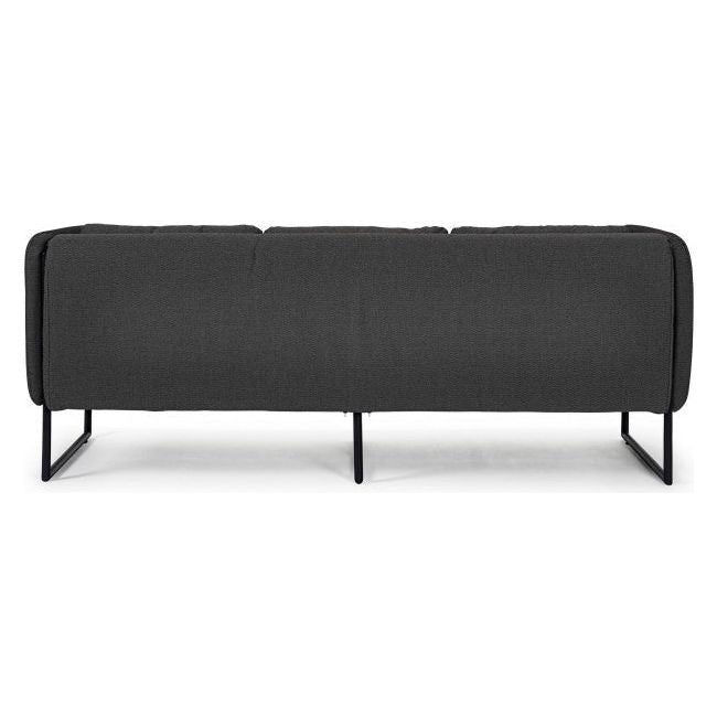 Outdoor Sofa 3 Plätze mit Kissen Pixel Anthrazit - ZEN ZONE