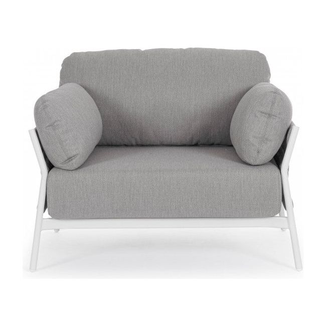 Outdoor Sessel mit Kissen Pardis Weiß QS20/Graphit - ZEN ZONE