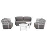 Outdoor Beistelltisch Spyro Weiß QS20 D41 - ZEN ZONE