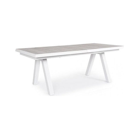 Ausziehtisch Krion 205-265x103 Weiß JX11 - ZEN ZONE
