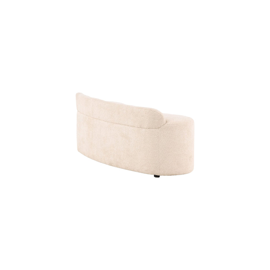 Pocatello 2-Sitzer Sofa - Weiß / Weißer Bouclé - ZEN ZONE Furniture