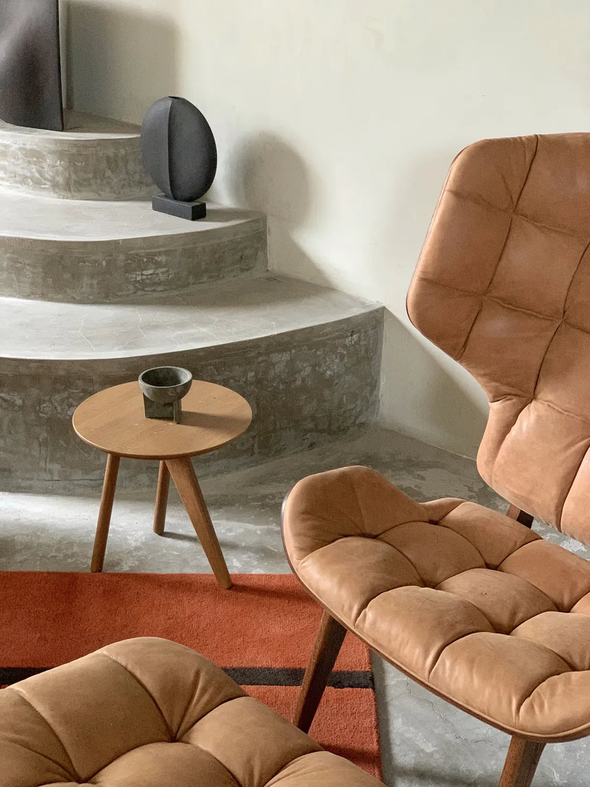Beistelltisch Fin aus Massivholz Eiche, 40×40x40 cm - ZEN ZONE Furniture