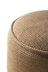 Donut Gartenpouf - Marsala kariert - 50 x 50 x 40 cm - ZEN ZONE
