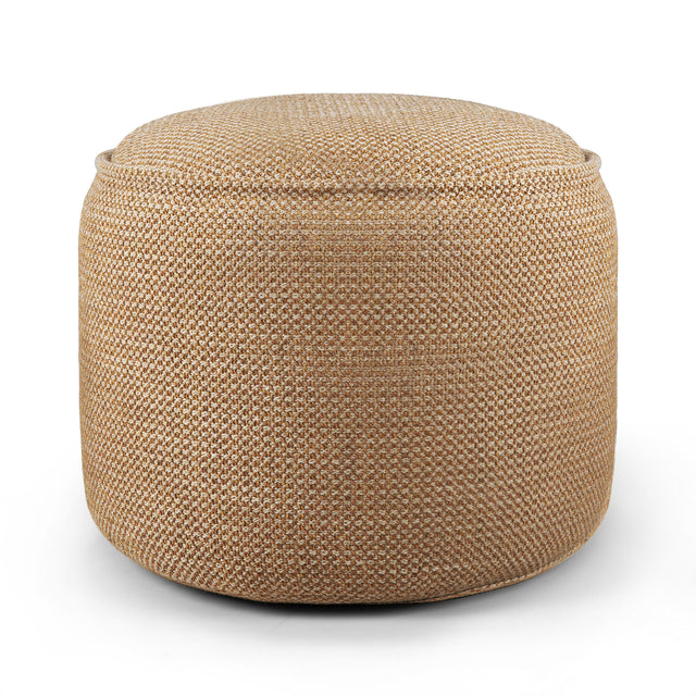 Donut Gartenpouf - Marsala kariert - 50 x 50 x 40 cm - ZEN ZONE