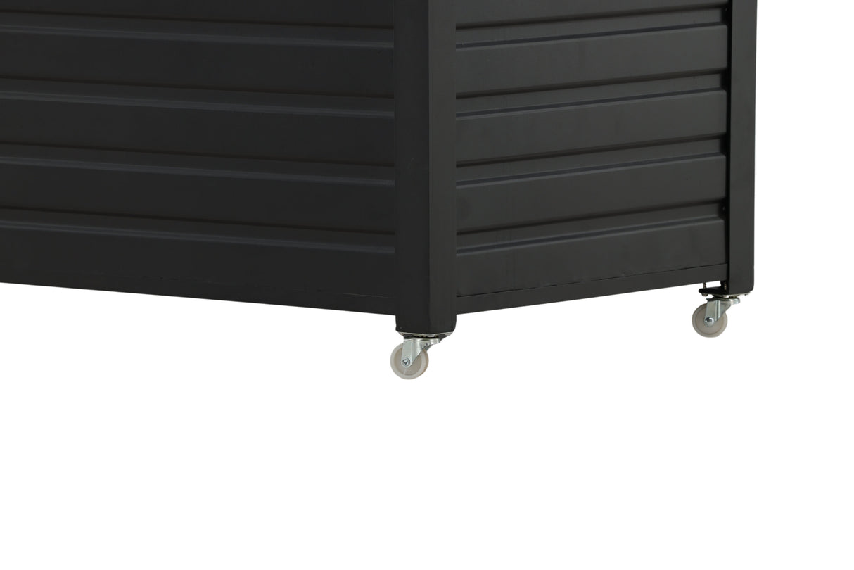 Elsa Kissenbox schwarz 130x60x60