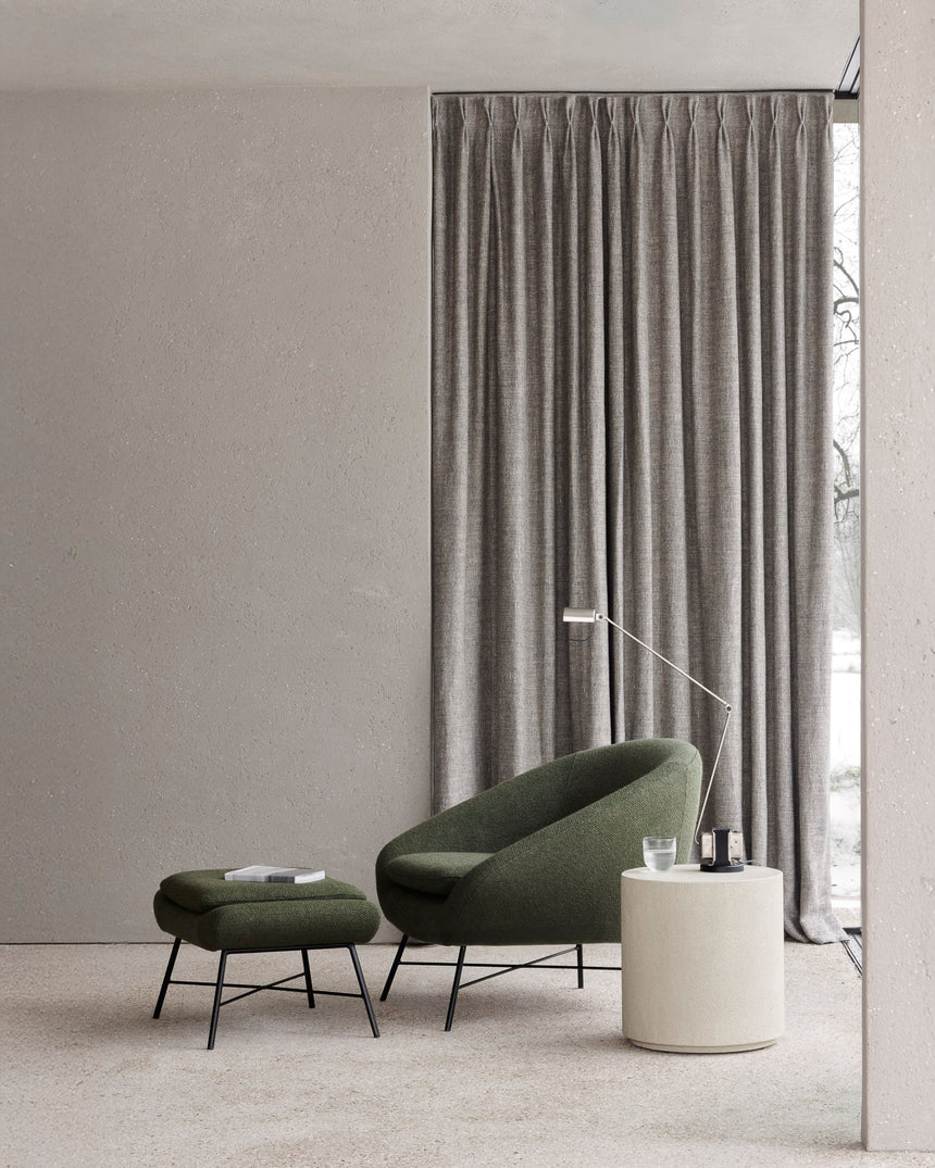 Elements Beistelltisch - Mikrozement - Off White - rund - 40 x 40 x 42 cm - ZEN ZONE Furniture