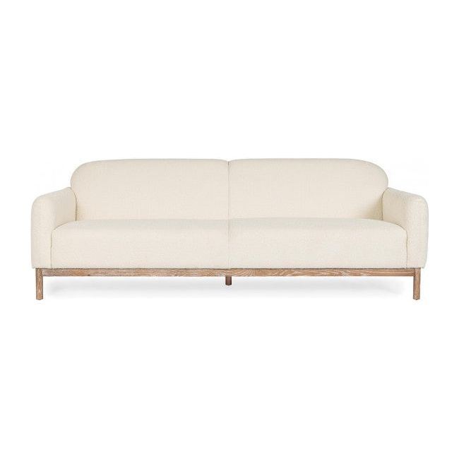 Sofa 3-Sitzer Detroit Naturfarbe Bouclé - ZEN ZONE