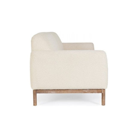 Sofa 3-Sitzer Detroit Naturfarbe Bouclé - ZEN ZONE