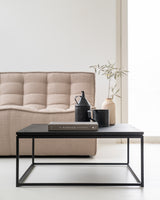 Thin Couchtisch - lackierte Eiche - schwarz - rechteckig - ZEN ZONE