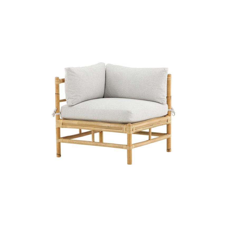 Rohrstock - Eckteil - Natur - Bambus - - ZEN ZONE Furniture