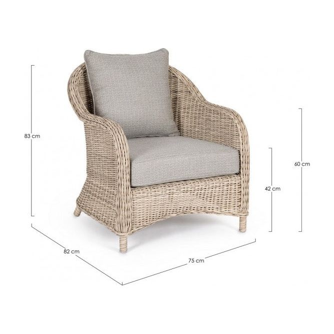 Outdoor Sessel mit Kissen Aditya New - ZEN ZONE
