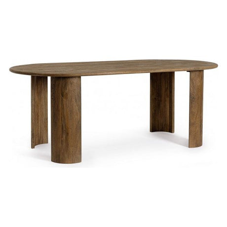 Esstisch Orlando Oval Braun 210x100cm - ZEN ZONE