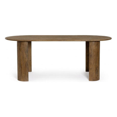Esstisch Orlando Oval Braun 210x100cm - ZEN ZONE