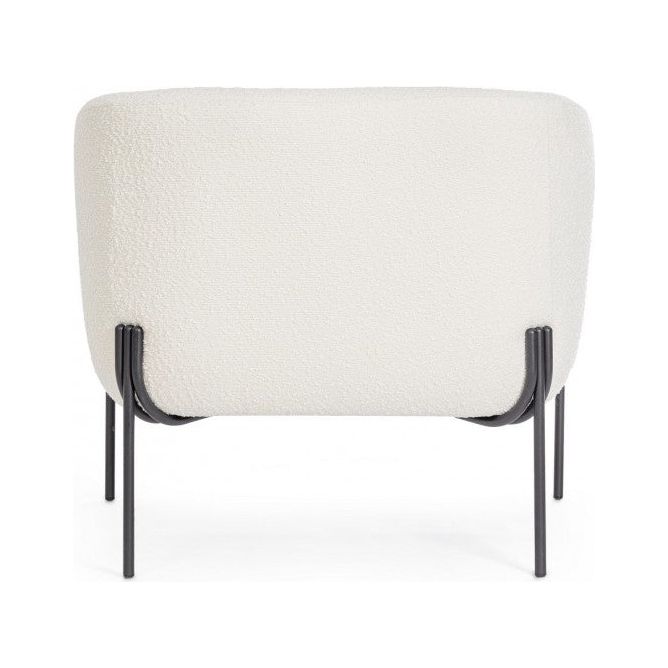 Sessel Claudine Weiß Bouclé - ZEN ZONE